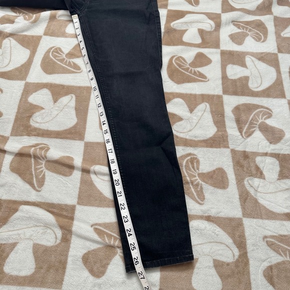 7 For All‎ Mankind Ankle Skinny Jeans Black Wash Denim Size 28 - Picture 12 of 14